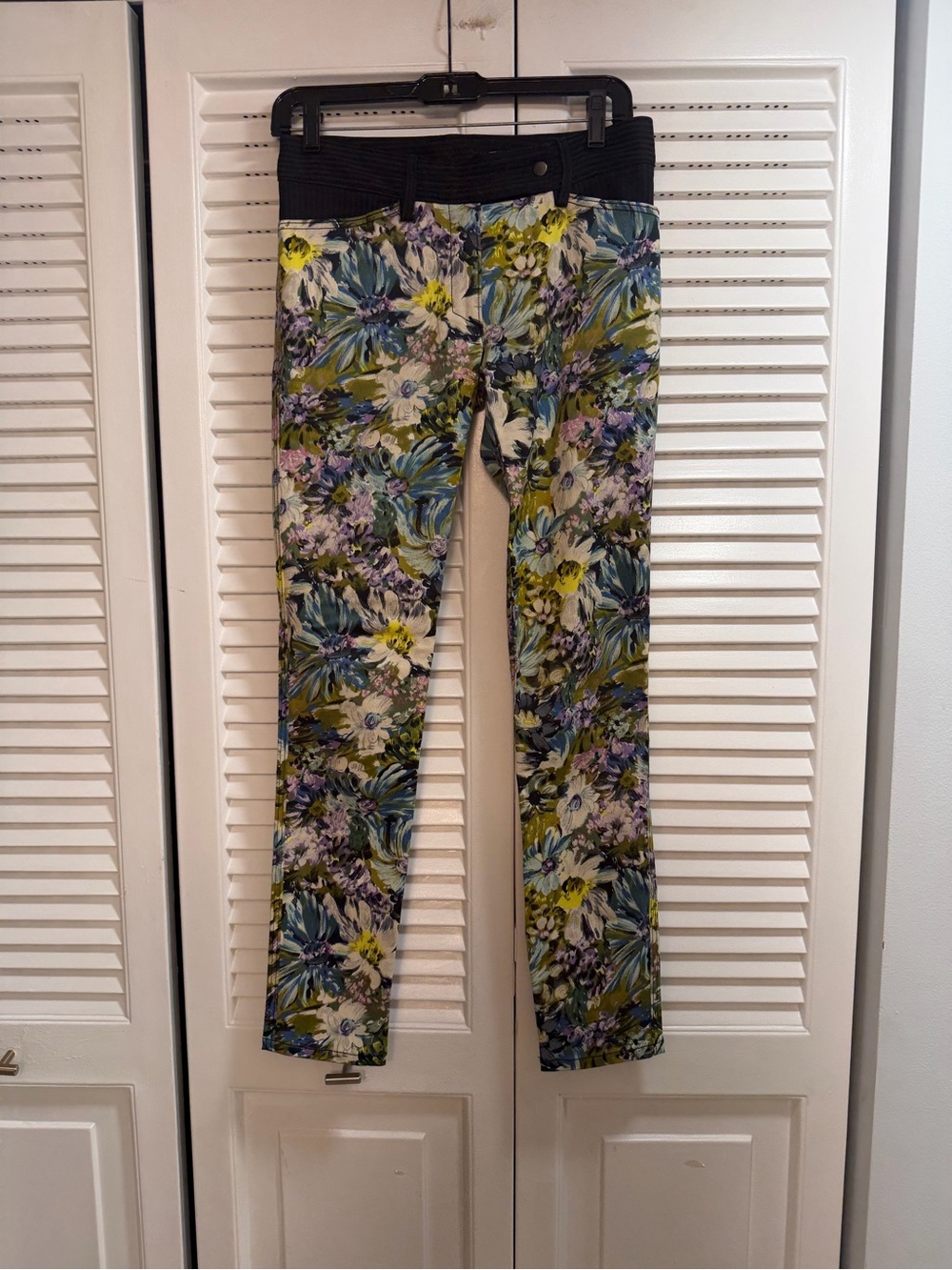 Balenciaga Skinny Floral Jeans